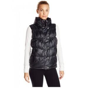 prAna Down Puffer Vest in Black 90/10 Down Feather Insulated Winter Womens Small